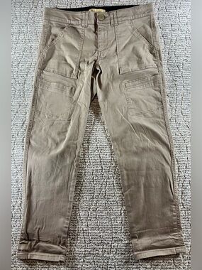 Democracy "Ab”Technology Women’s Size 8 Dark Tan Cargo Utility Pants